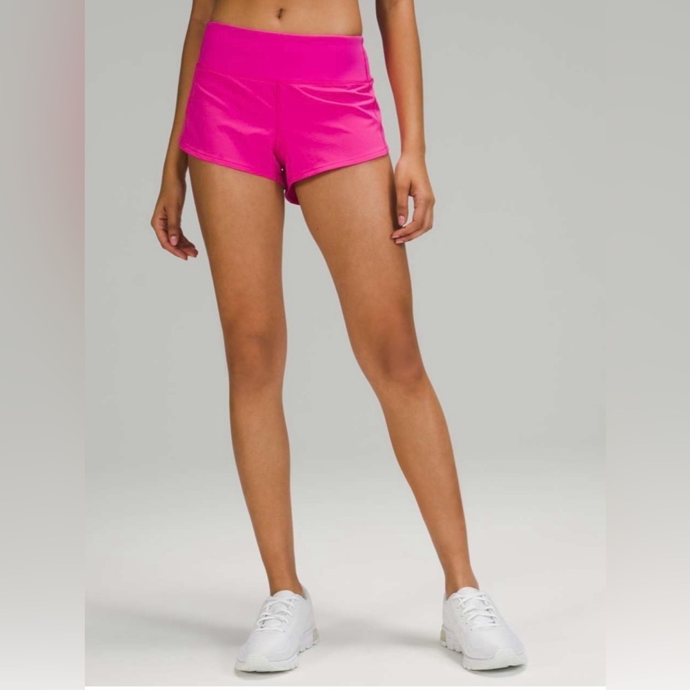 Lululemon Speed Up Low Rise Shorts 2.5" Sonic Pink